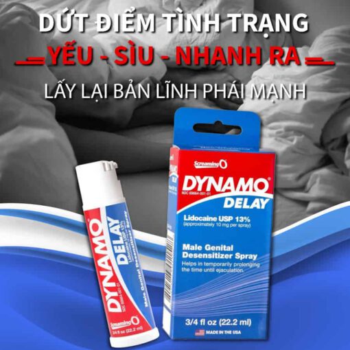 Chai xịt chống xuất tinh sớm Dynamo Delay 22,2ml - Ảnh 6