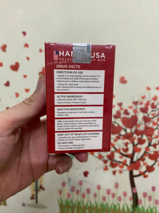 Chai xịt chống xuất tinh sớm HAMER USA hộp 1 chai 12,5ml - Ảnh 4