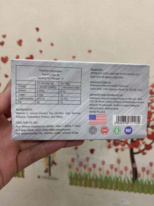 Kẹo cường dương Alpha Seven A7 - Ảnh 3