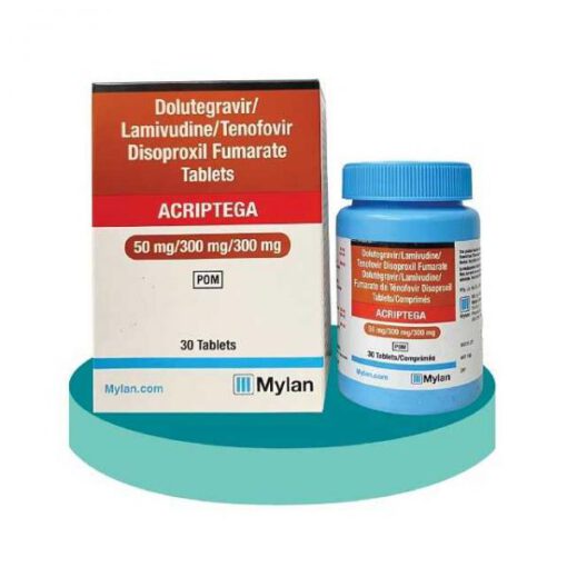 Thuốc Acriptega Mylan chống phơi nhiễm HIV 50mg/300mg/300mg hộp 30v - Ảnh 2