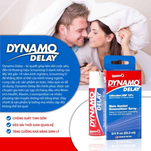 Chai xịt chống xuất tinh sớm Dynamo Delay 22,2ml - Ảnh 7
