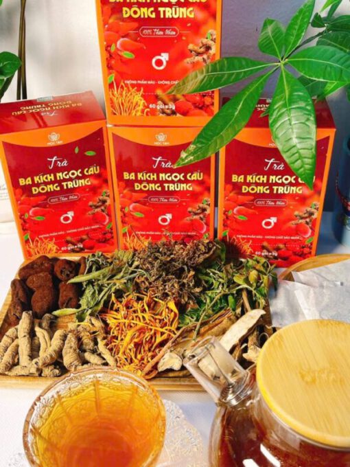 Trà ba kích ngọc cẩu đông trùng - Ảnh 2