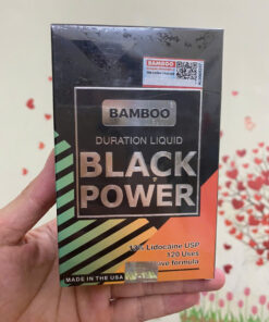 Chai xịt Bamboo Delay Black Power bí quyết kéo dài cuộc yêu
