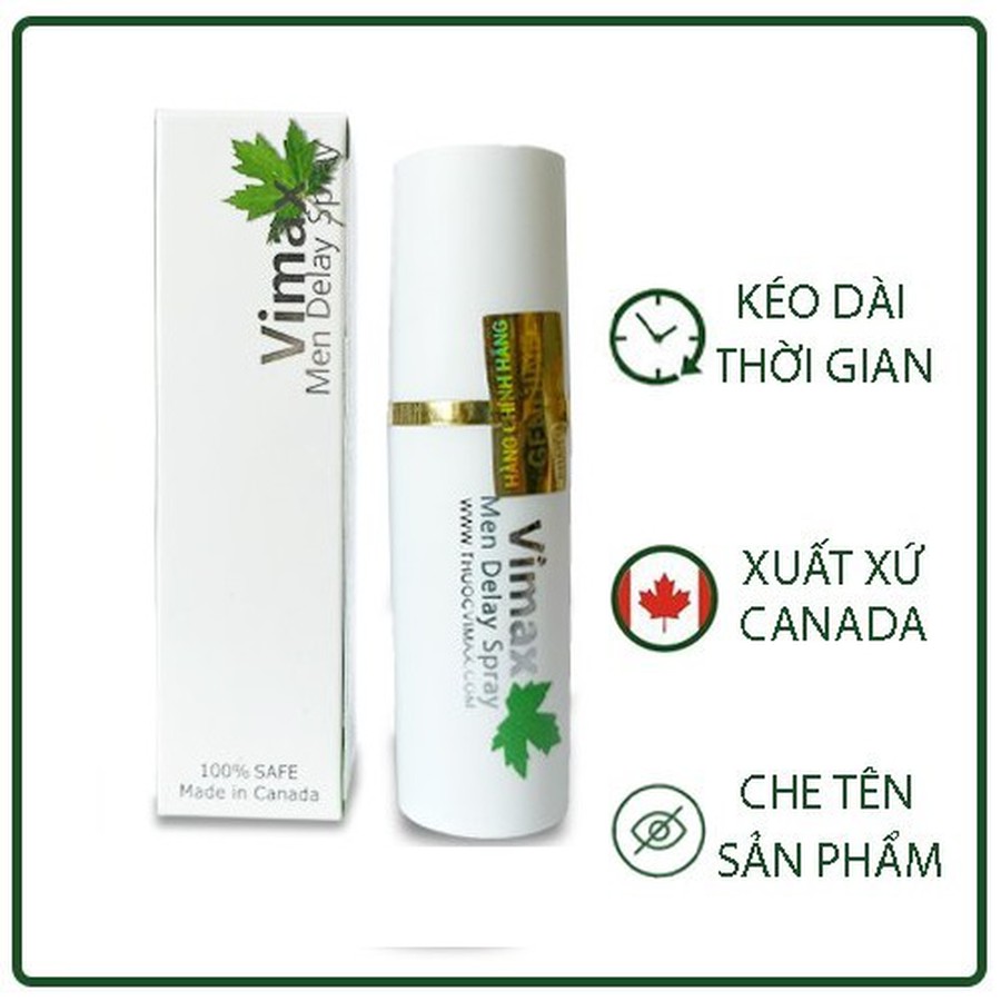 Chai xịt Vimax Men Delay Spray 15ml chính hãng - Ảnh 3