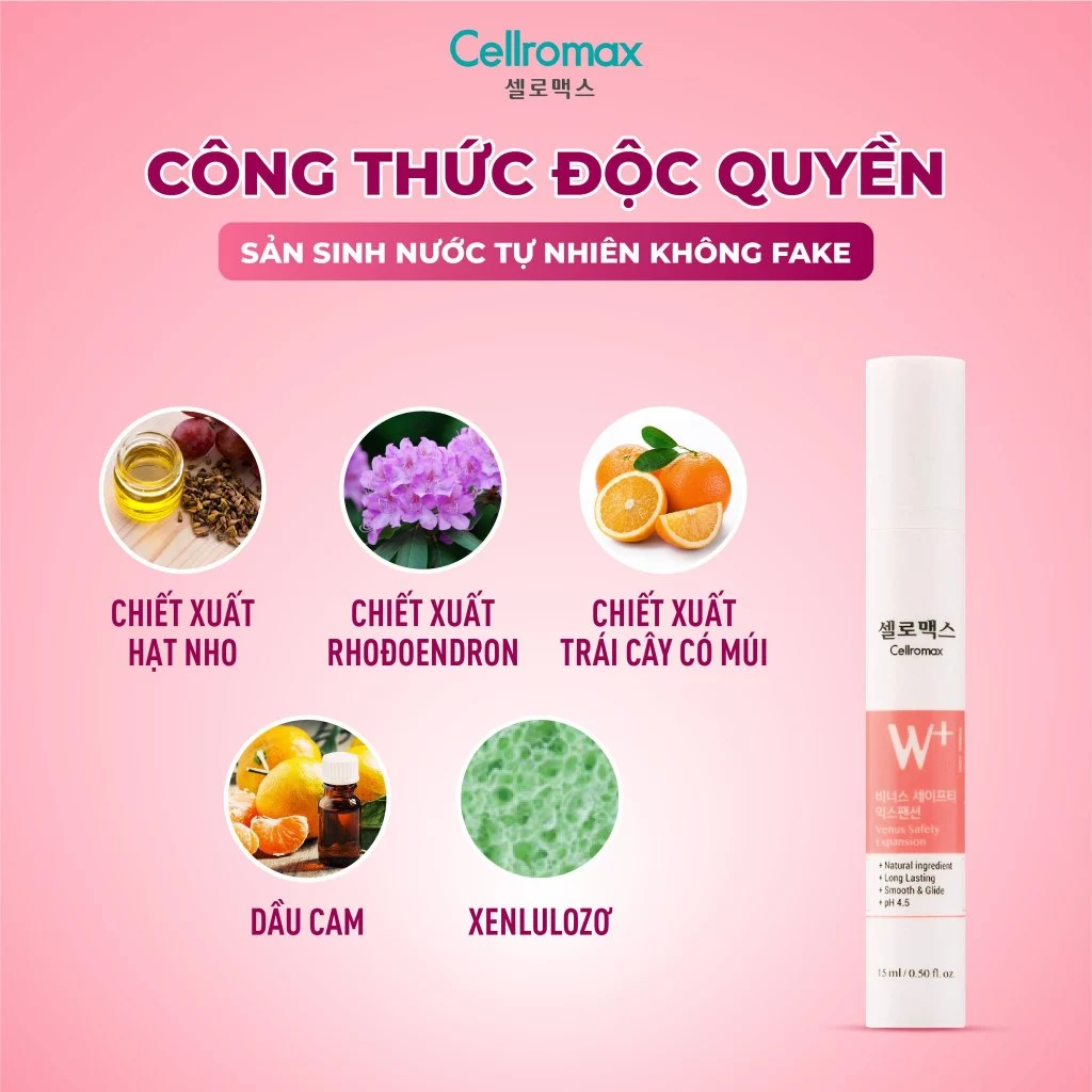 Gel Dưỡng Bikini Cellromax venus Hàn Quốc , VENUS SAFETY EXPANSION 15ML - Ảnh 5