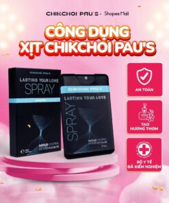 Xịt cải thiện sinh lí nam giới Chikchoi Pau's xuất tinh sớm 15ml