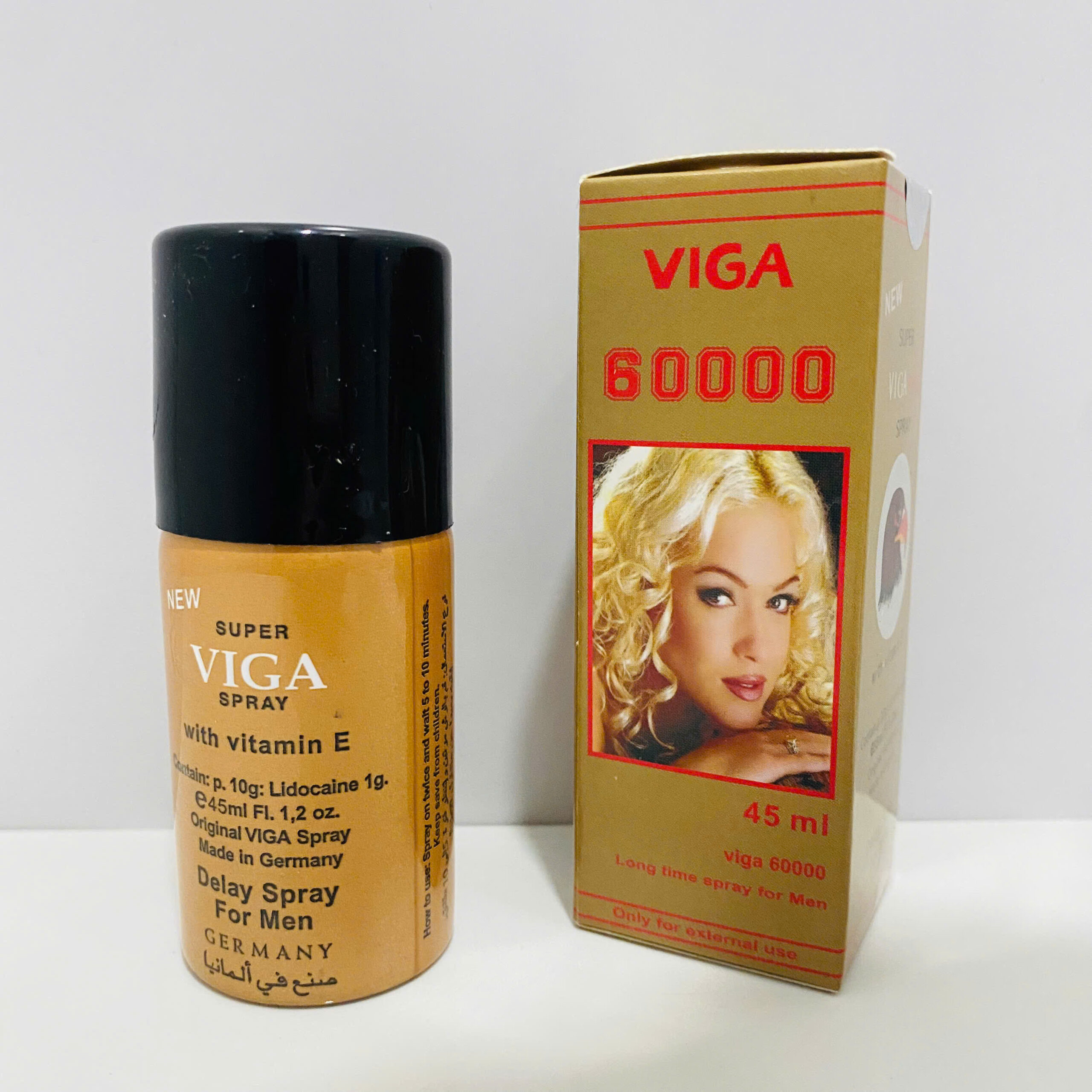 Xịt Kéo Dài Thời Gian Super Viga 60000 Đức – Chống Xuất Tinh Sớm, Chai 45ml Chính Hãng - Ảnh 2