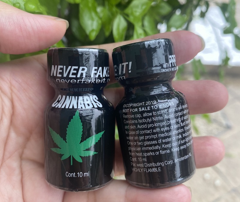 Đánh giá Popper Cannabis 10ml Never Fake It chính hãng Mỹ dành cho Top Bot tốt nhất