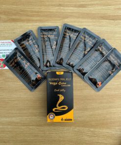 Thuốc Kéo Dài Thời Gian & Tăng Cương Cứng Vega-Extra Cobra 200mg Oral Jelly Chính Hãng