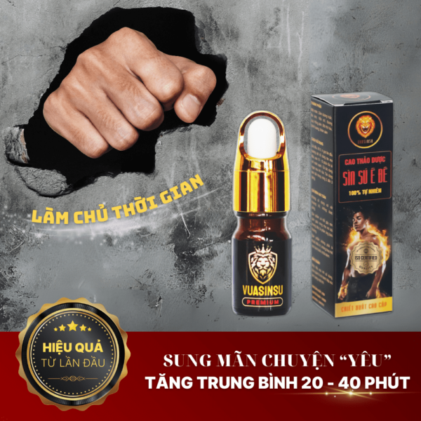 Vuasinsu xịt sìn sú 5ml chính hãng tặng phần quà hấp dẫn
