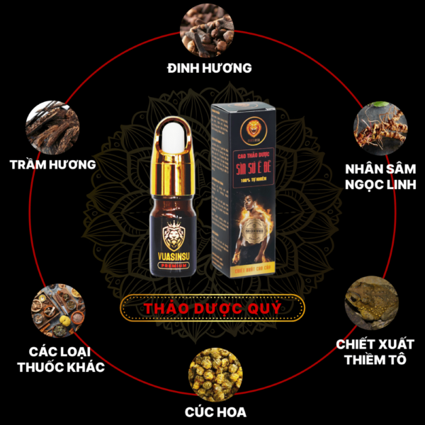 Vuasinsu xịt sìn sú 5ml chính hãng tặng phần quà hấp dẫn
