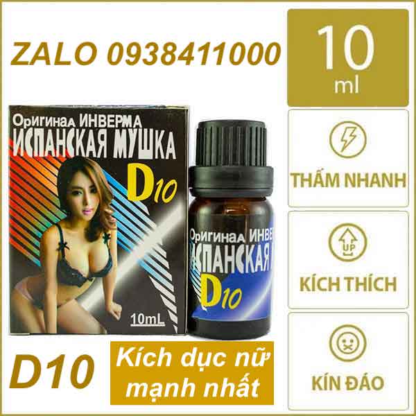 So sánh D10 Thuốc Kích Dục Nữ Dạng nước chính hãng Nga chính hãng
