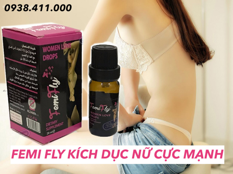 Đại lý Thuốc kích dục nữ Femi Fly Women Love Drops FemiFly chính hãng cực mạnh loại tốt