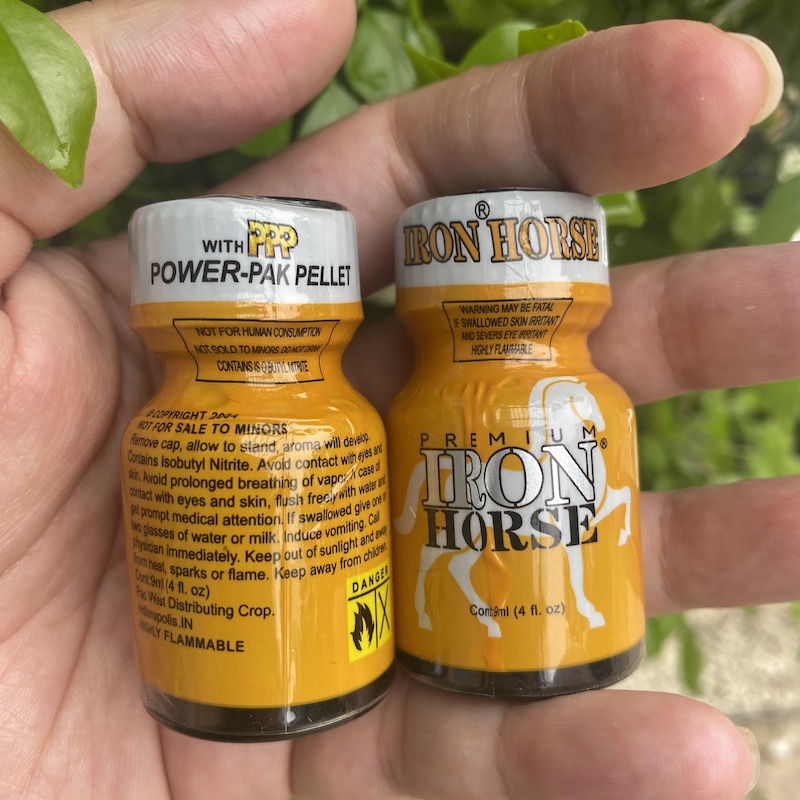 Popper Iron Horse 10ml Mỹ chính hãng PWD tăng khoái cảm mạnh